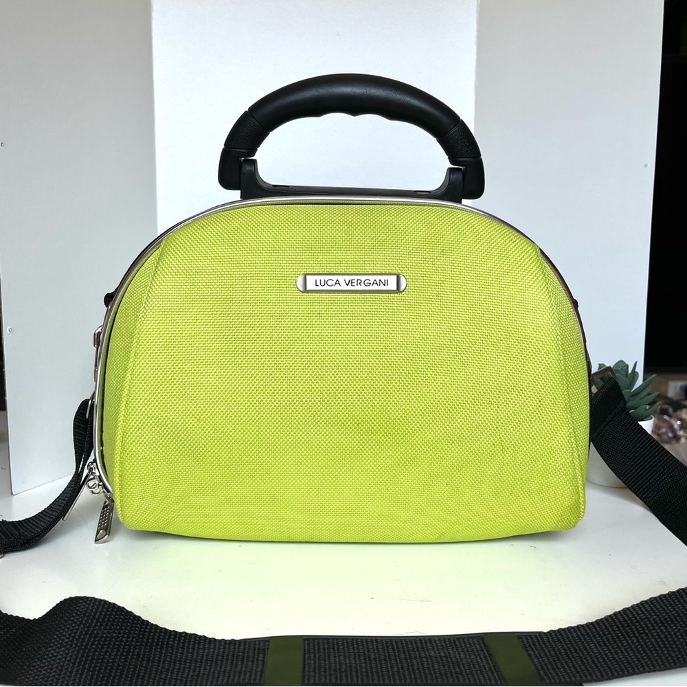 Luca Vergani Travel Beauty Case Bag with Crossbody Strap
